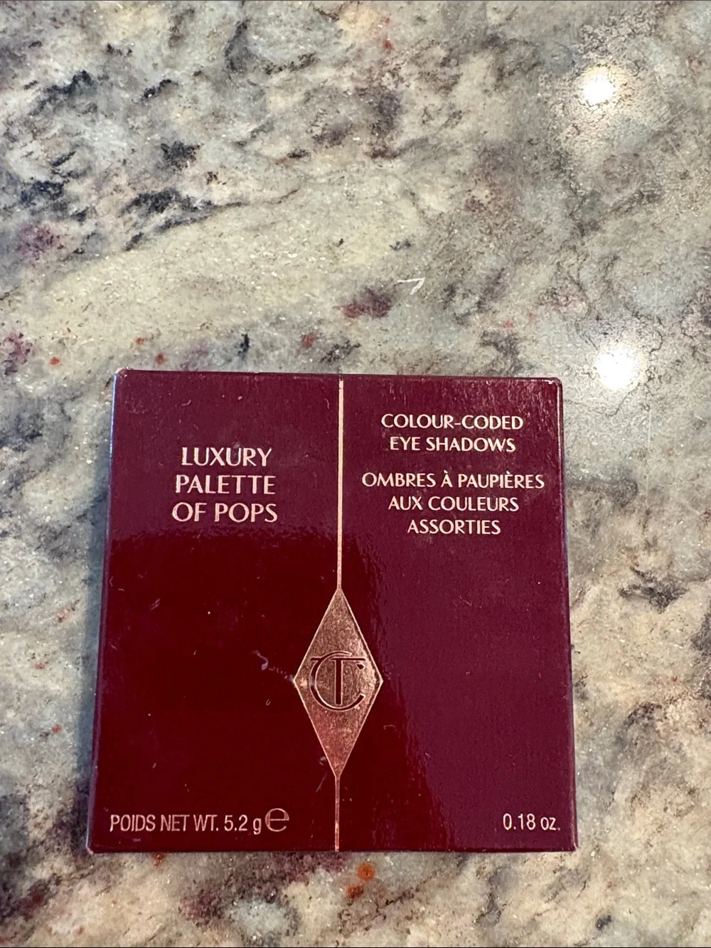 Charlotte Tilbury Pillow Talk Eye Shadow Palette - Burgundy & Gold